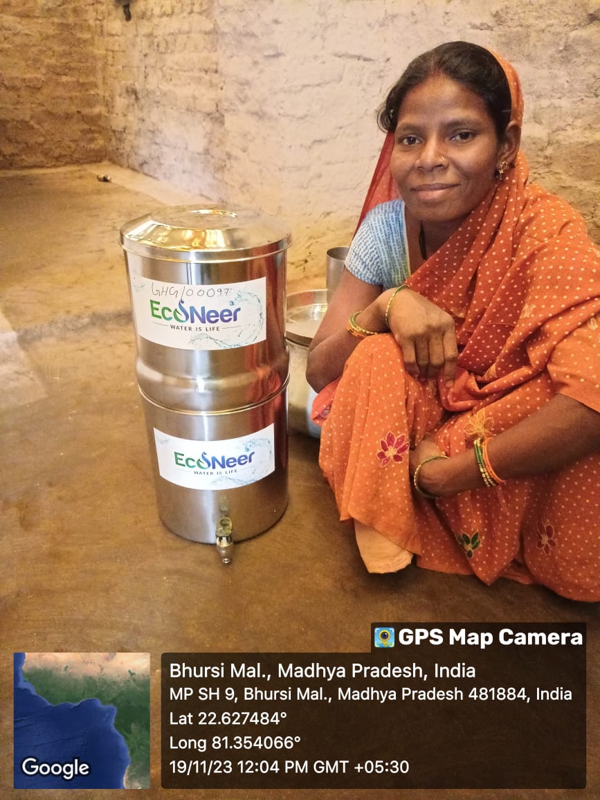 Water filter project in Dindori, Madhya Pradesh, India